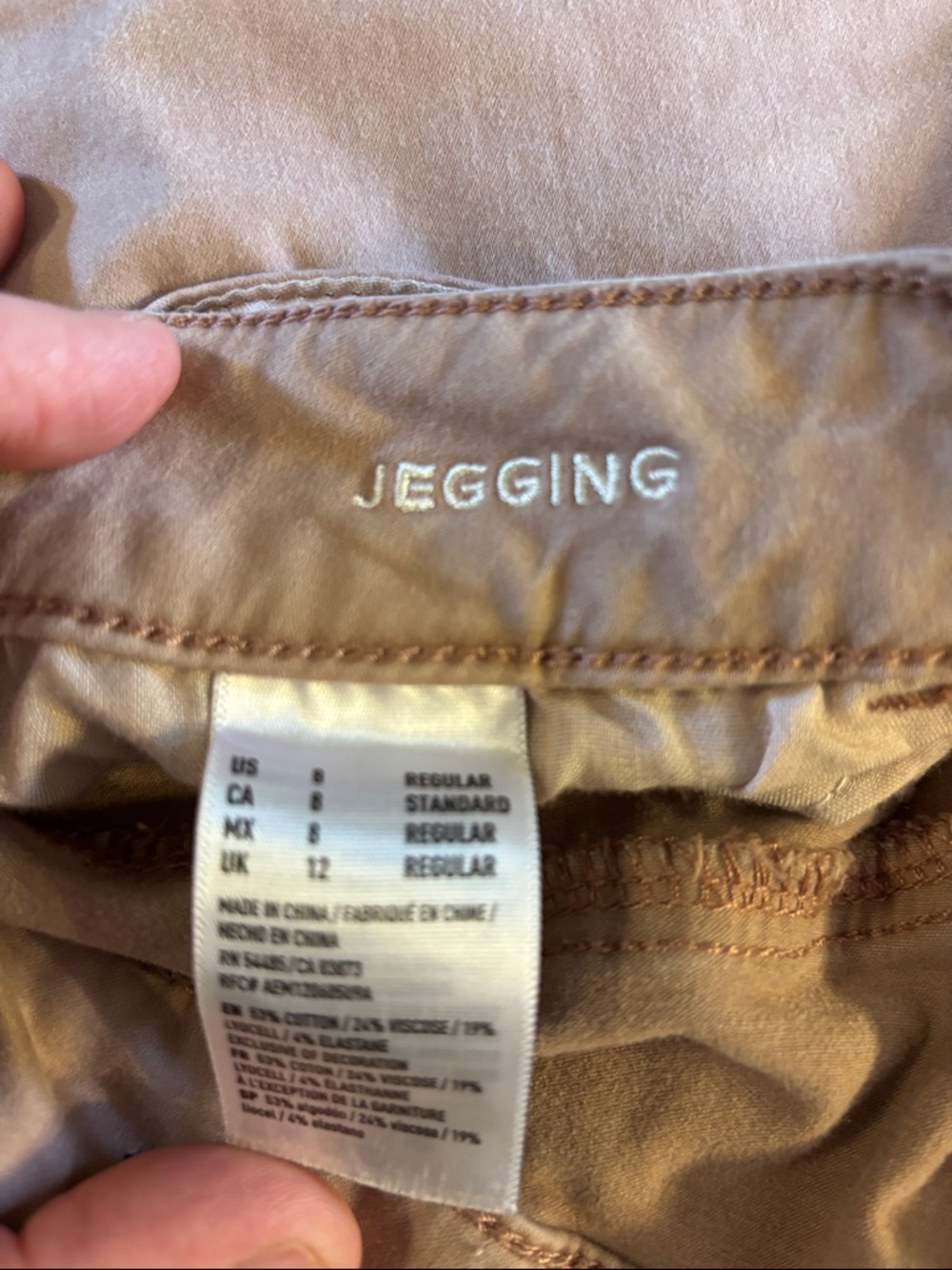 American Eagle Outfitters Blush Pink Women’s Jeggings Size 8 Super Stretch - Picture 4 of 7